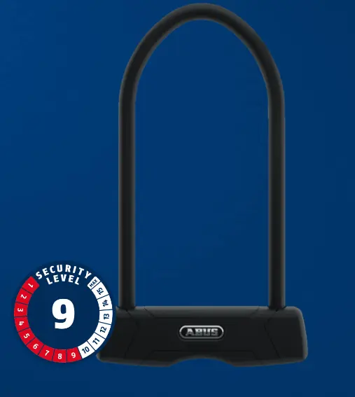 ANTIVOL U GRANIT ABUS+ ANSE Largeur 109mm/Hauteur 230mm - 2 CLES