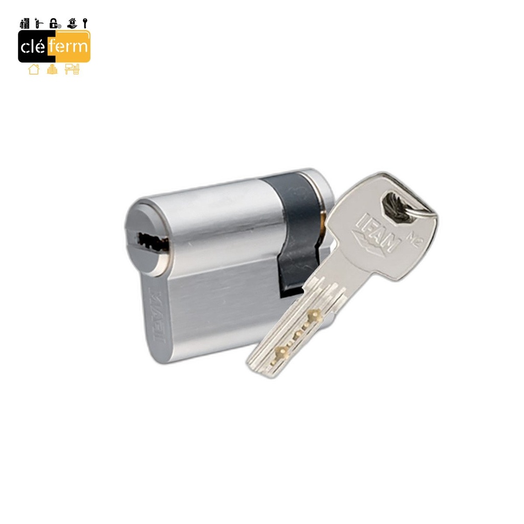 DEMI-CYLINDRE 10X30 F6S NICK SUR PG - 3 CLES