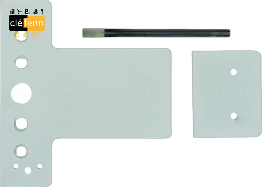 KIT RETROFIT JPM FAP PUSH GRIS(3 PLAQ+1 CARRE)