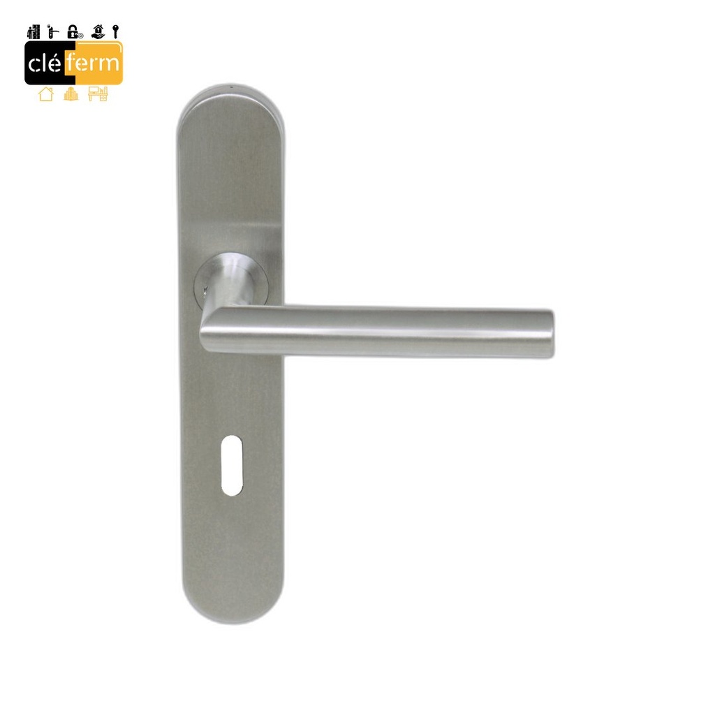 POIGNEE INOX 536 SUR PLAQUE 