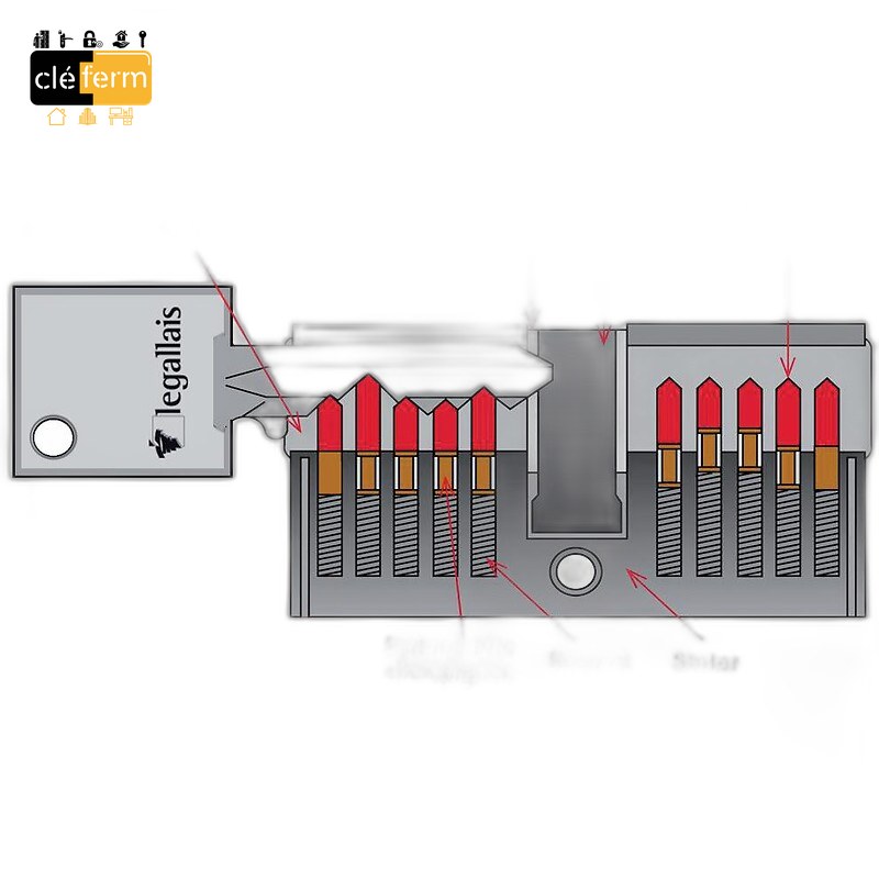 CYL BT SENTINEL 30XB30 - 3CLE SUR PG/PP