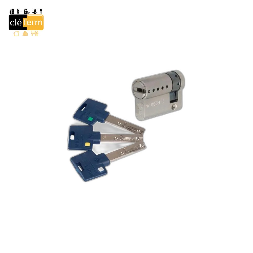 CYLINDRE EURO. MULTLOCK 31X10 DEMI CYL PROFIL 006C SUR N°