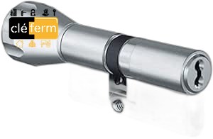CYLINDRE DE SECURITE 4KS 41X46 DE PG/PP - 3 CLES