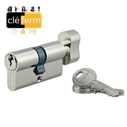CYL.EURO. FTH HG5 30X30 DOUBLE ENTREE VARIES sur PG seul - 3 clés
