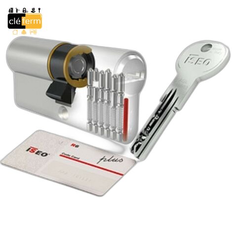 CYLINDRE ISEO R6 30X40 BOUTON - 5 CLES