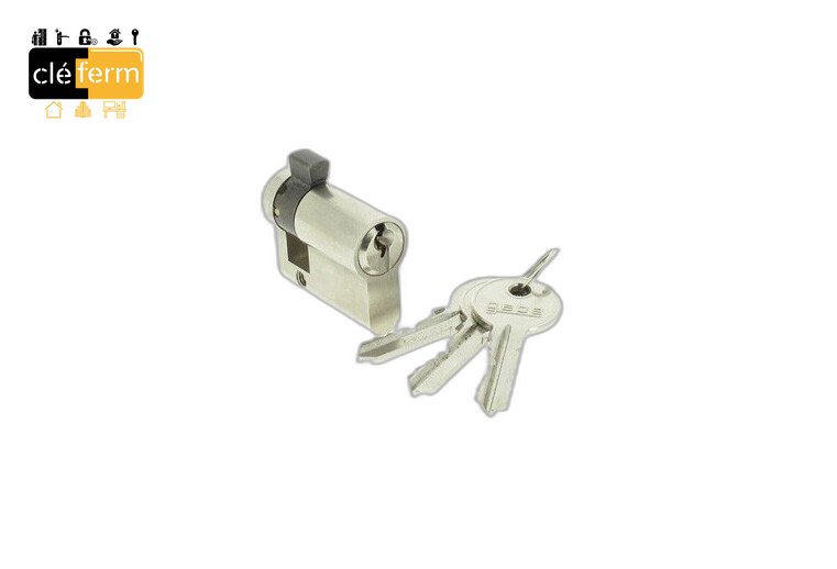 DEMI-CYLINDRE EUROPEEN JANUS PREM 10X35 - 3 CLES