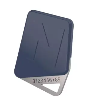 BADGE 125KHz FORMAT CLE BLEU FONCE CODE SITE CLIENT (KCP3-B)