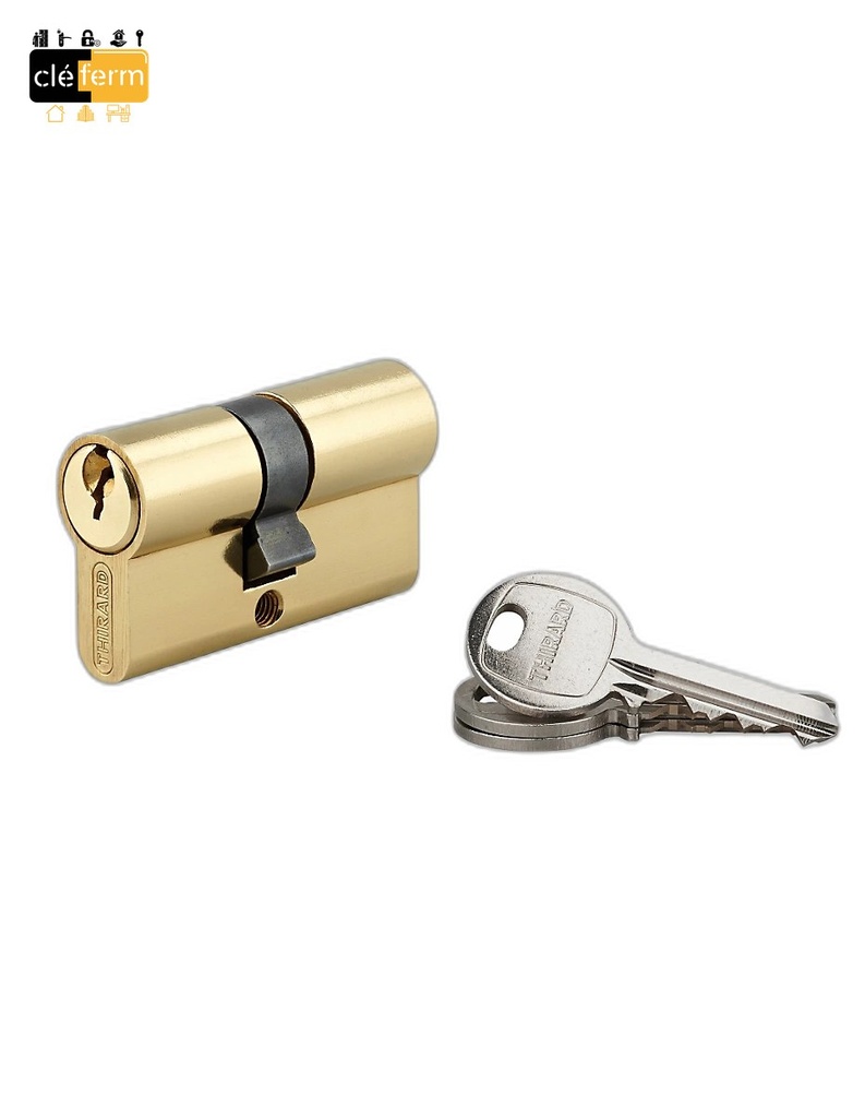 CYL EURO 30 X 30 LIVIUS S51 A2P LAITON - 3 CLES