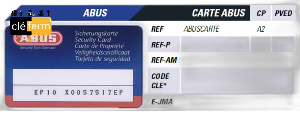 CARTE DE PROPRIETE ABUS