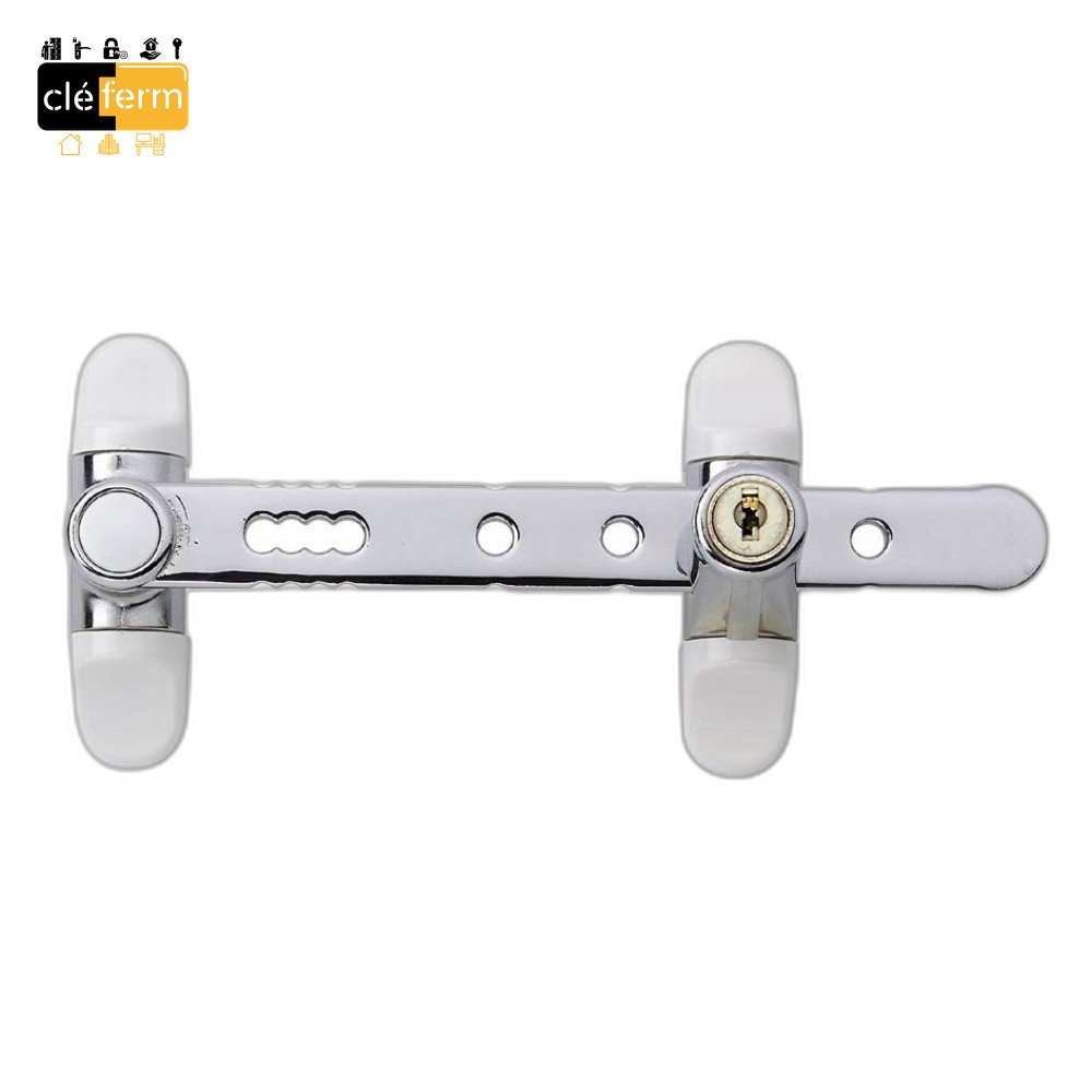 ENTREB CHROME PR FENE 2VANTAUX