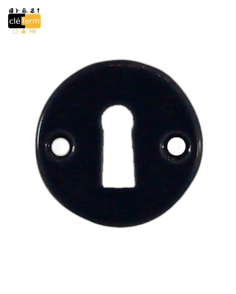 PLAQ FER NOIR 300X40 TROU BEQ