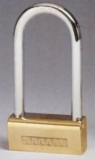 CADENAS LAIT/ACIER 80mm 2 clés