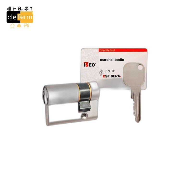 DEMI-CYL.EURO. ISEO 10X30 SUR MV - 3 CLES