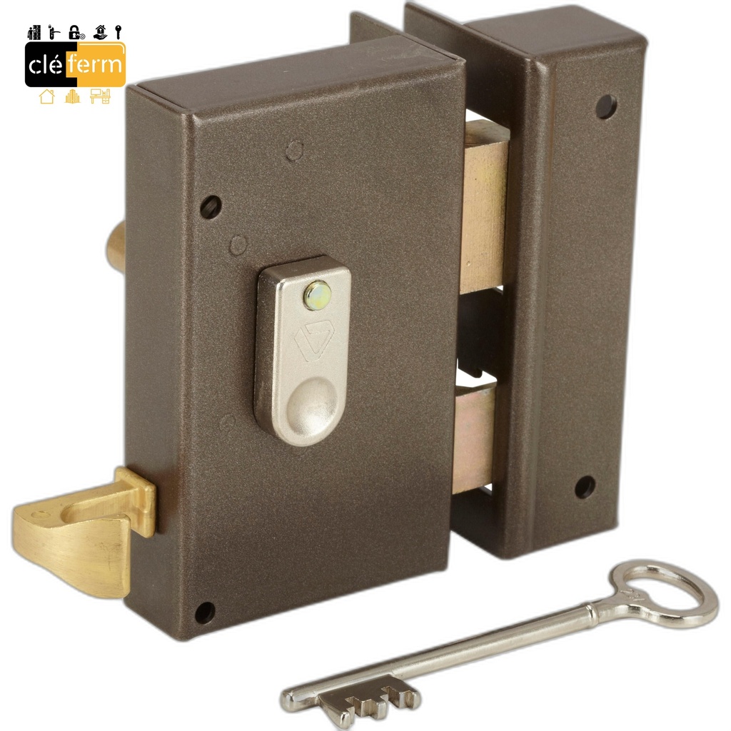 SERRURE EN APPLIQUE CYL.44m/m