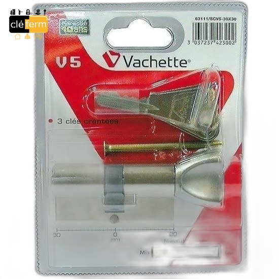 CYLINDRE 30X30 VACHETTE-3 CLES