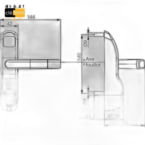 MODULE AVEC BEQUILLE POUR CYL.