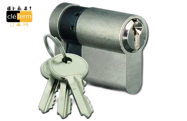 CYL.EURO.BKS50 30X70 DE SUR MV - 3CLES