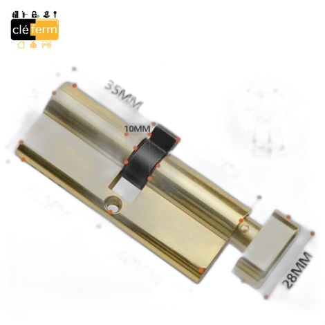 CYL.EURO.V5 40X45 BOUTON LAITO