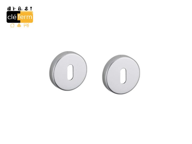 PAIRE DE ROSACE AVEUGLE ARGENT