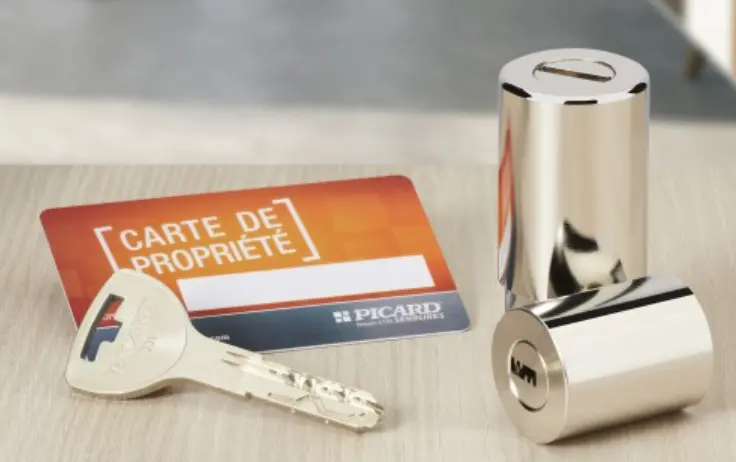 1/2 CYLINDRE VIGIE PICARD SUR N° - 3 CLES