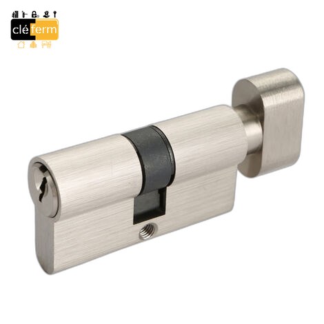 CYL.EURO. FTH 30X30 BOUTON NICKELE SUR PG/PP  - 3 CLES