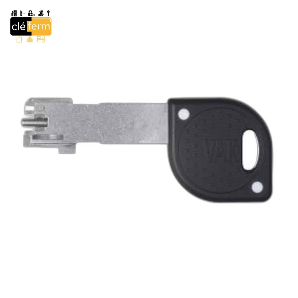 CYL.EURO.V14 35X35 BOUTON SUR PG/PP - 3 CLES