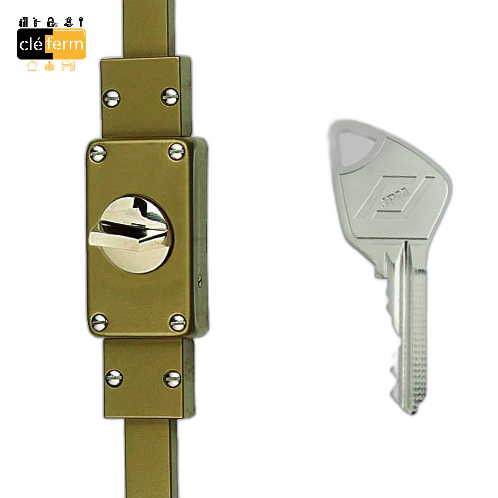 PAIRE DE VERROUS VEGA HAUT/BAS SANS TRINGLE-C45-