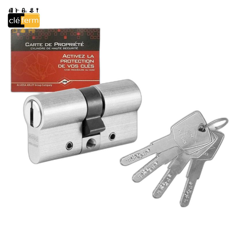 CYL. EURO. KESO 4000S 30X30 DE SUR PG/PP - 3 CLES