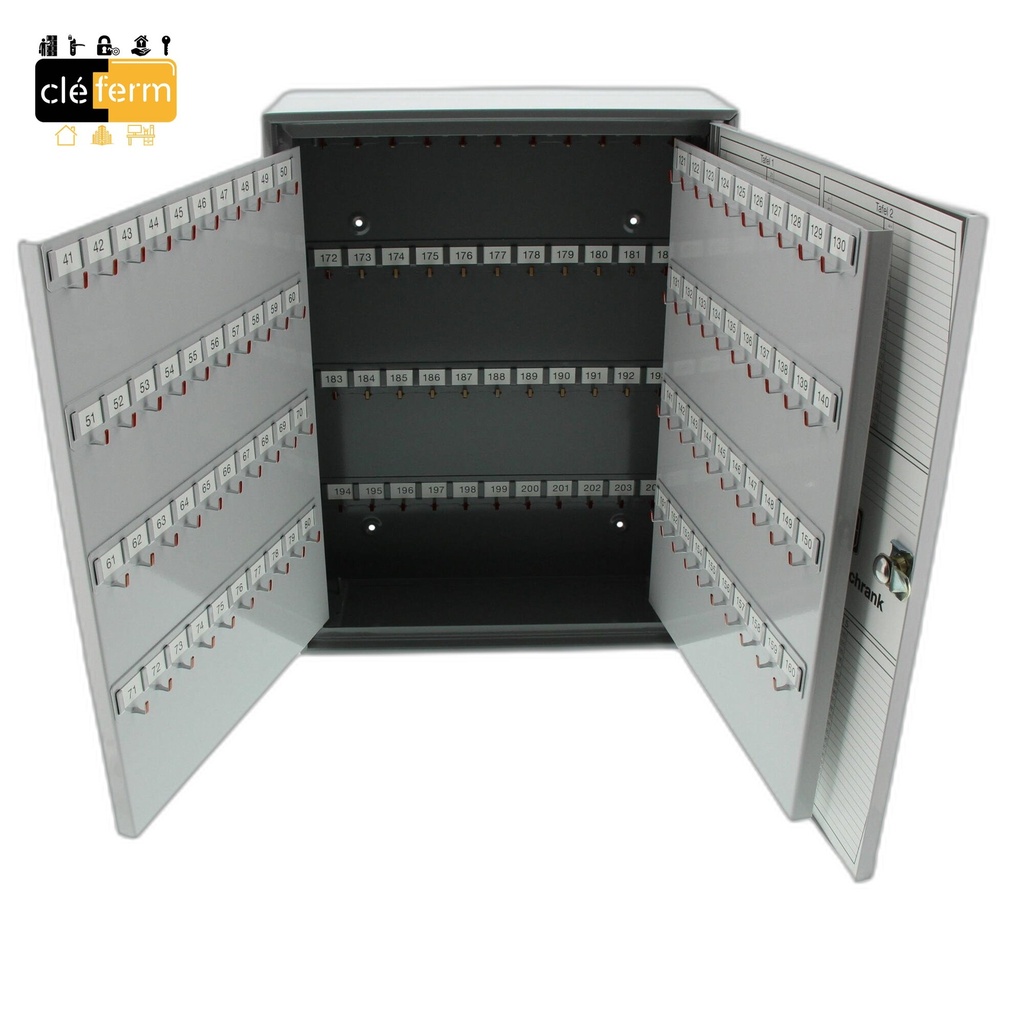 ARMOIRE A CLES 430X325X125 - 204 CROCHETS