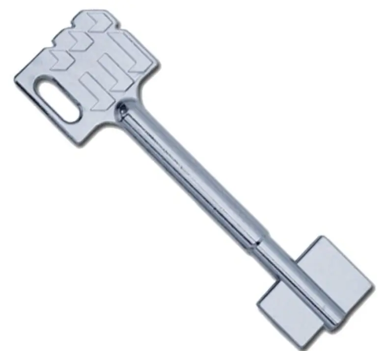 CLE COFFRE-FORT HARTMANN 160mm DBLE PANNETON