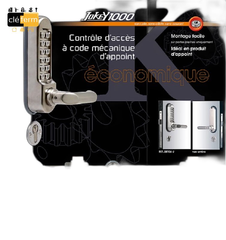 ENSEMBLE A CODES JOKEY 1000 AVEC GARNITURE EXTERIEUR ET 2 ROSACES