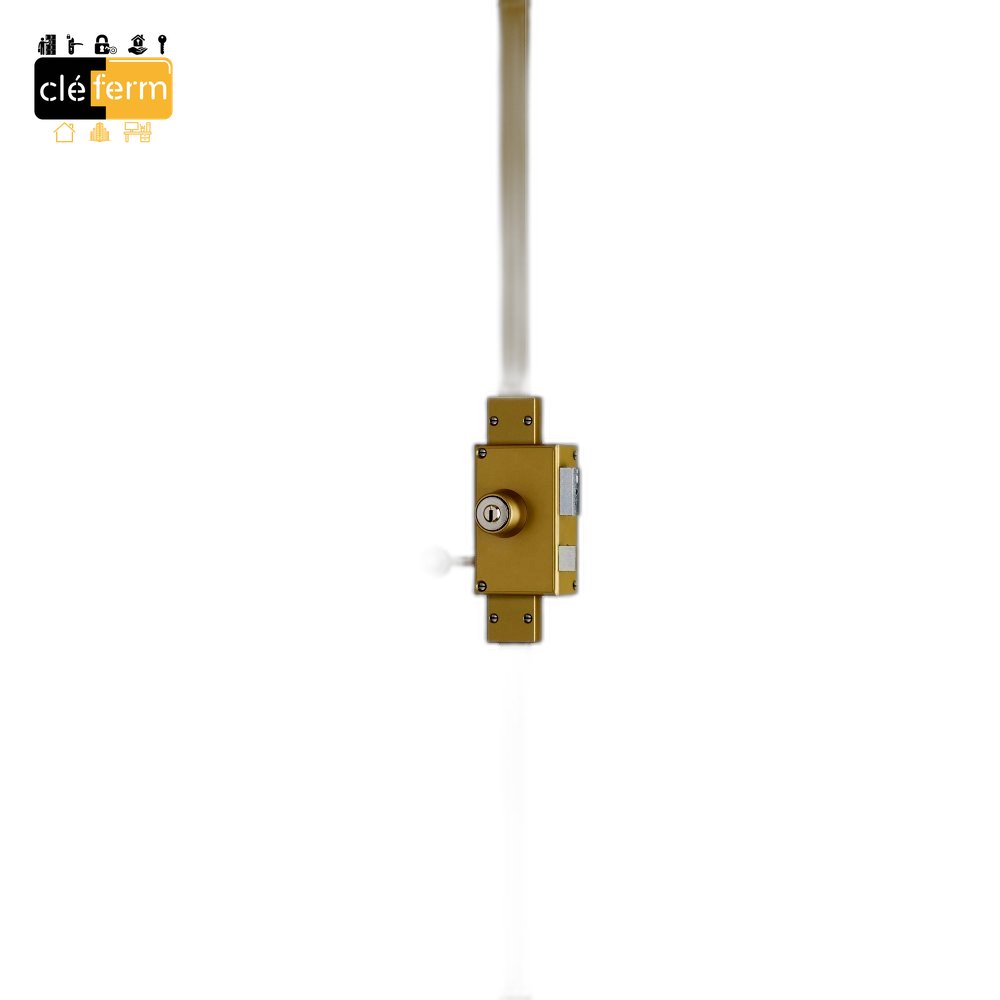 SERRURE VERTICALE EN APPLIQUE TIRAGE POUR CE - DROITE