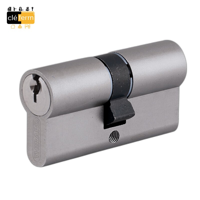CYL.EURO. BRICARD ALPHA 35X35 BOUTON NICKELE SUR PG/PP - 3 CLES
