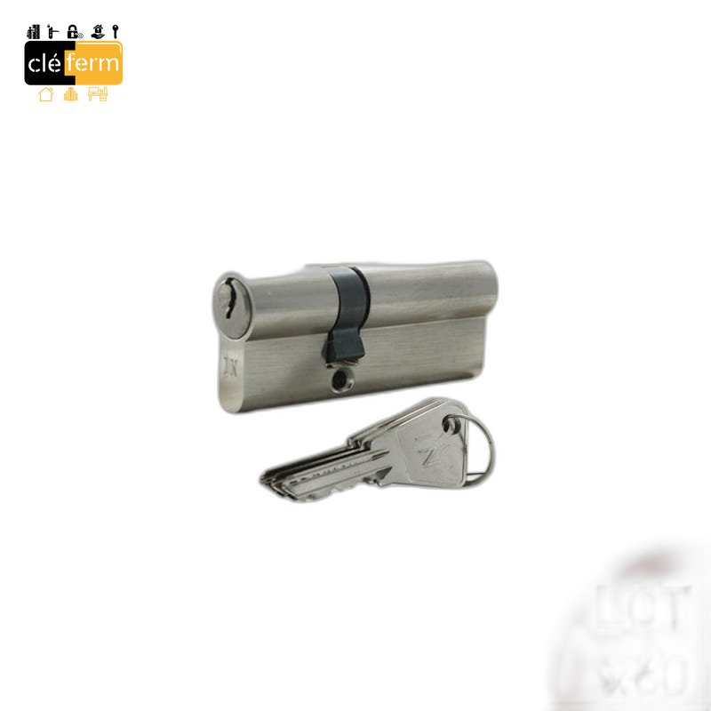 CYLINDRE IFAM 30 B X50 CHROME AVEC 3 CLES