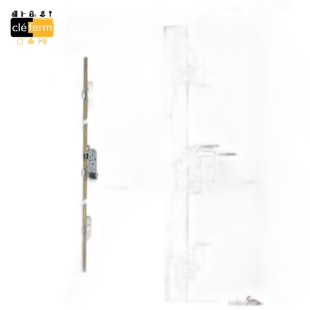 SERRURE TRILOCK 5000 A2P* 5 POINTS DROITE