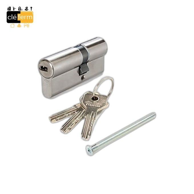 CYLINDRE CISA EURO 30 X 30 BOUTON SUR PG/PP 3 CLES
