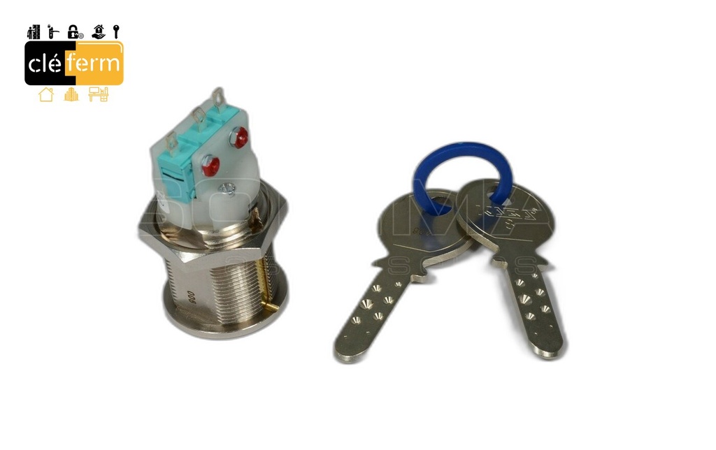 CONTACTEUR ELEC.KABA 8 GUIDOTTI IMPULSION 90° SUR N° - 2 CLES