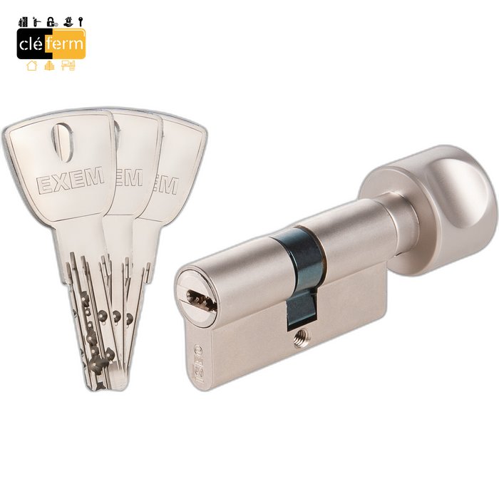 CYLINDRE EXPER T DIM : 30 X BOUTON NICKELE SUR PLAN N°