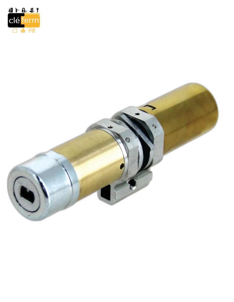 CYLINDRE MONOBLOC F3D CHROME 4 CLES + CARTE