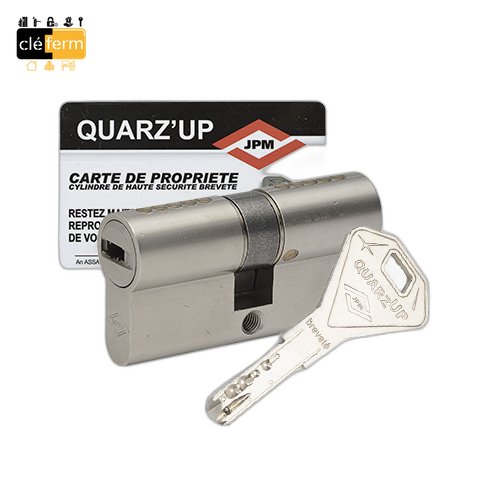 CLE QUARZ'UP LIVRE AVEC LE CYLINDRES
