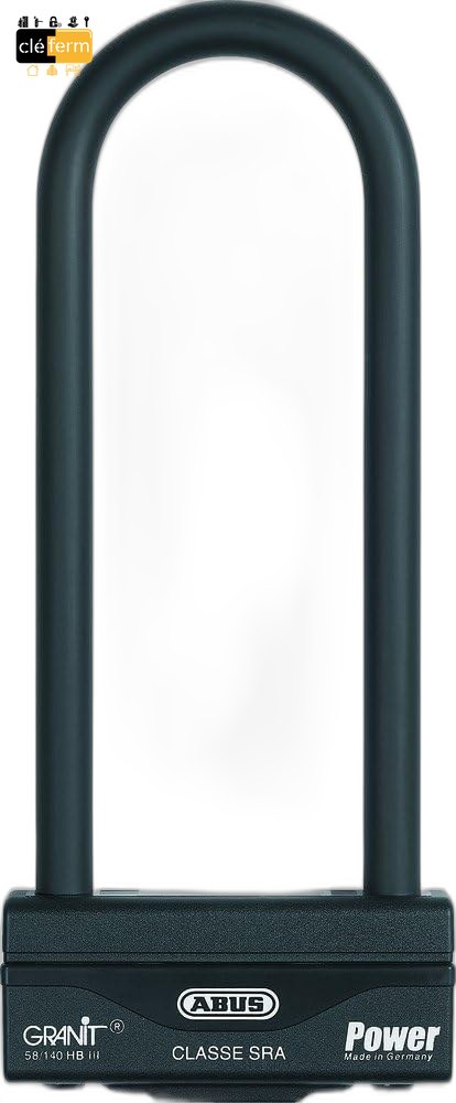 ANTIVOL U LARGE L.260/18 - DIAM 18 -SRA 2 CLES