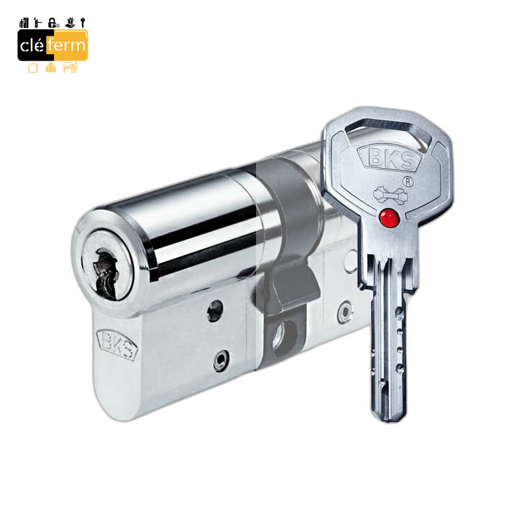 CYL.EURO. BKS JANUS 45X35 BOUTON DORE SUR PG/PP - SANS CLE