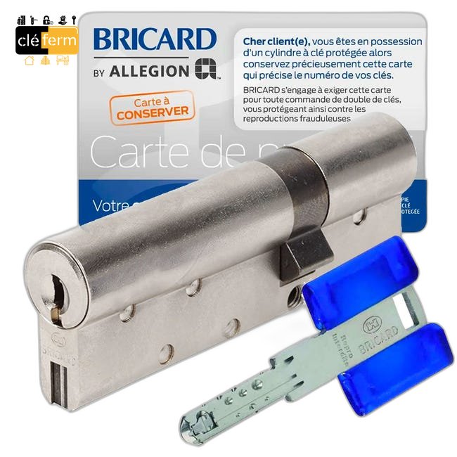 CYLINDRE DETECT 3 MK 30 X 60 DOUBLE ENTREE DEBRAYABLE PG/PP - 3 CLES
