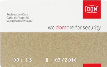 CARTE DE PROPRIETE DOM