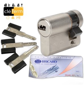 1/2 CYLINDRE EUROPEEN DUAL XP 10X30 SUR PG - 3 CLES