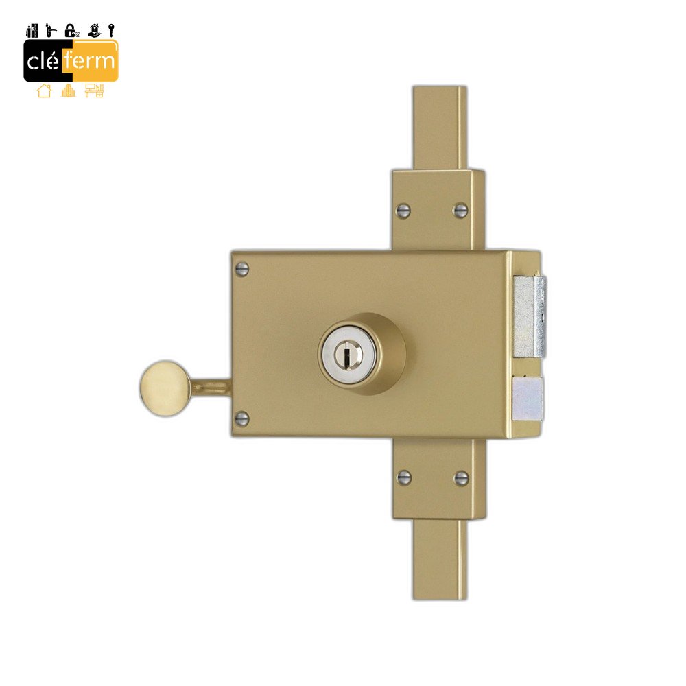 SERRURE VEGA HORIZ TIRAGE 1 PT DROITE C70MM - 3 CLES
