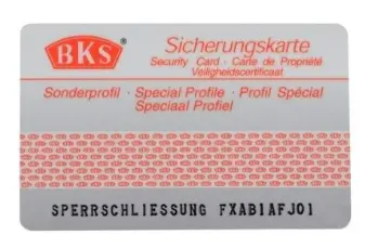 CARTE DE PROPRIETE BKS JANUS