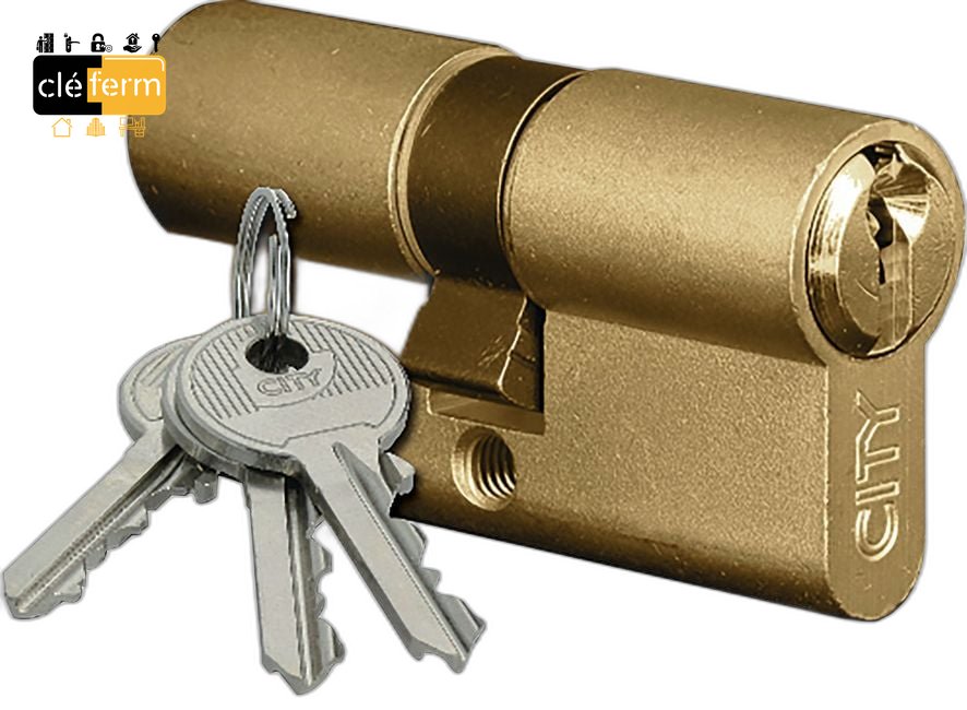 CYL.EURO CITY 5G 40X40 BOUTON SUR PG/PP - 3 CLES