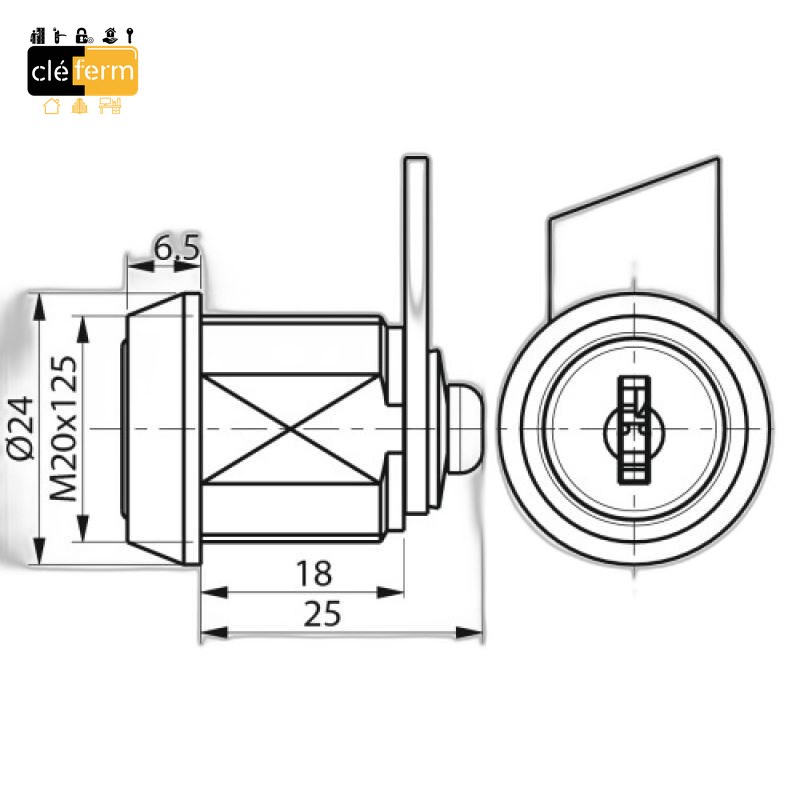 BARILLET 1700-57 VARIE 2 CLES
