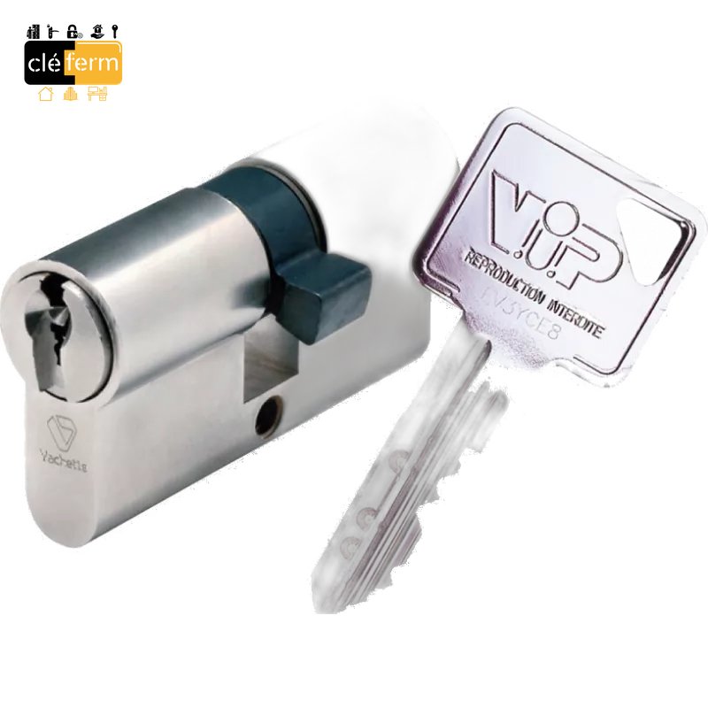 CYL.EURO.VIP 30X30 BOUTON SUR PG/PP